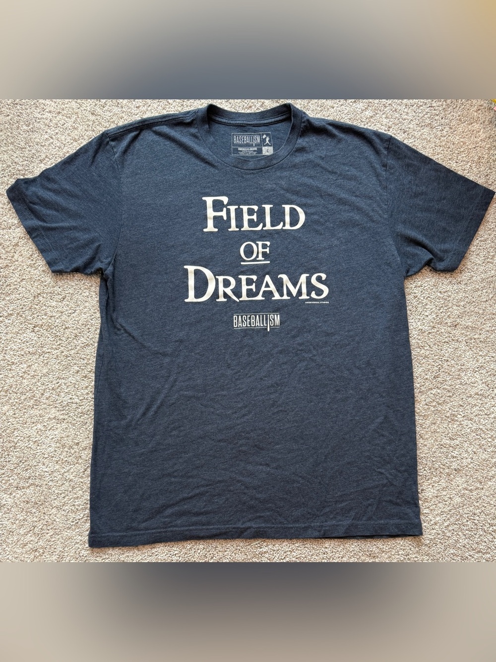 Baseballism men’s Field of Dreams t-shirt size large.